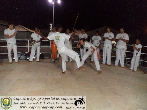 Roda de capoeira 10 de outubro de 2015, Pau Dos Ferros/RN.