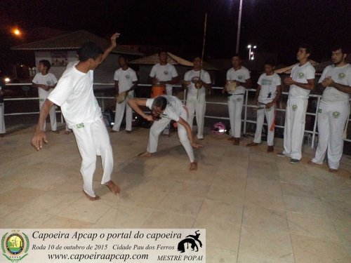 Roda de capoeira 10 de outubro de 2015, Pau Dos Ferros/RN.