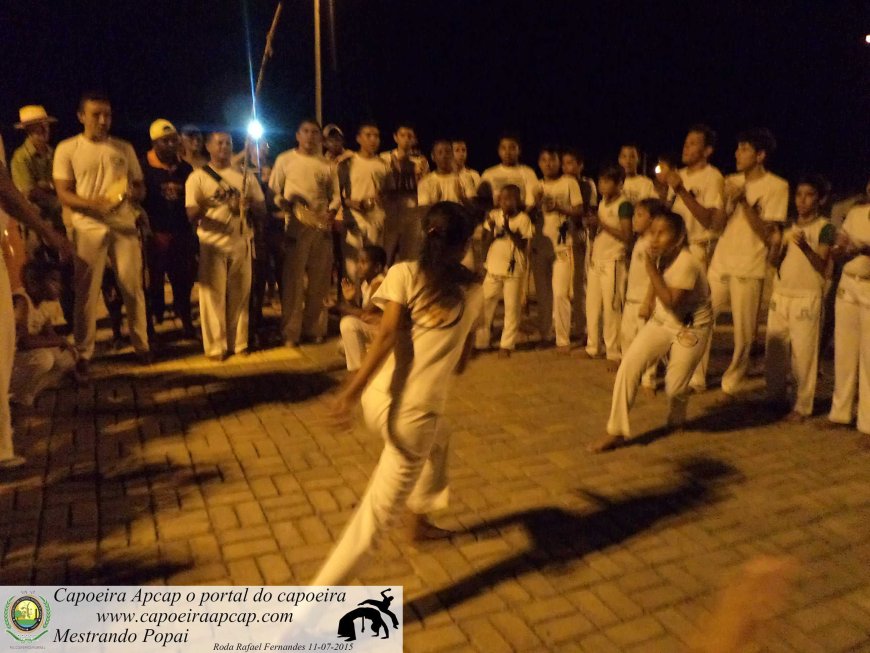 Roda de Capoeira cidade de Rafael Fernandes/RN.