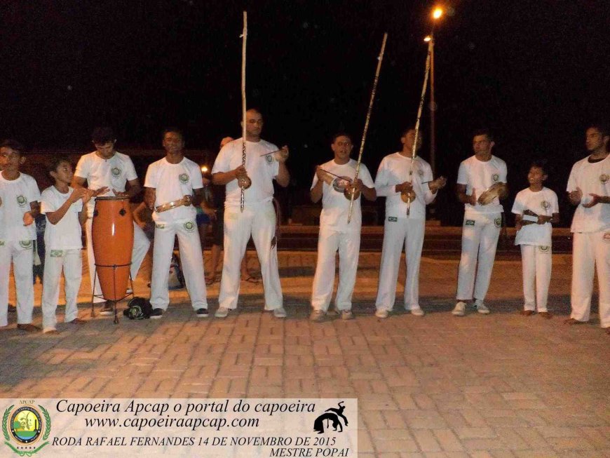 Roda de Capoeira cidade do Rafael Fernandes/RN.